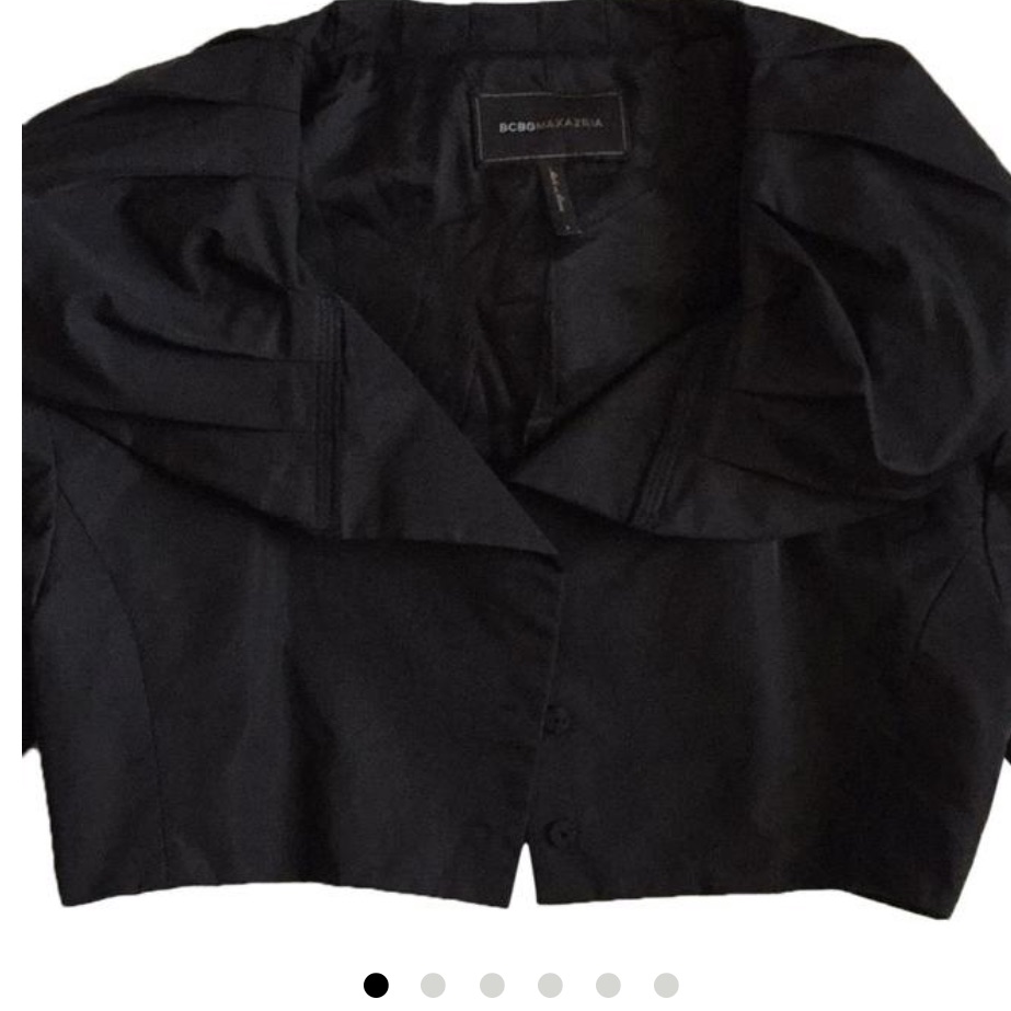 Black Crop Jacket.